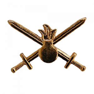Эмблема Сухопутные войска (золотая) нового образца