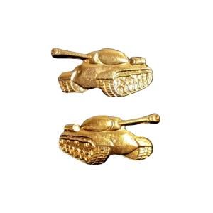 Эмблема Танковые войска (золотая) комплект нового образца