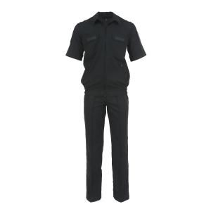 Костюм КЛКР летний короткий рукав для служащих МО РФ (рубашка+брюки), (чёрный, рип-стоп)