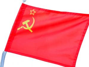 Флаг на палочке "СССР" 15х23 см