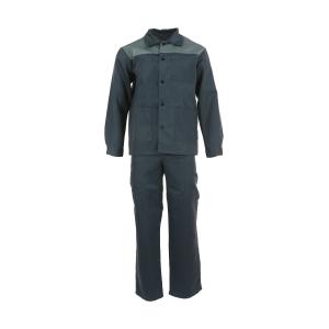 Костюм мужской БлокПОСТ Лидер (куртка+полукомбинезон) (темно-серый/светло-серый)