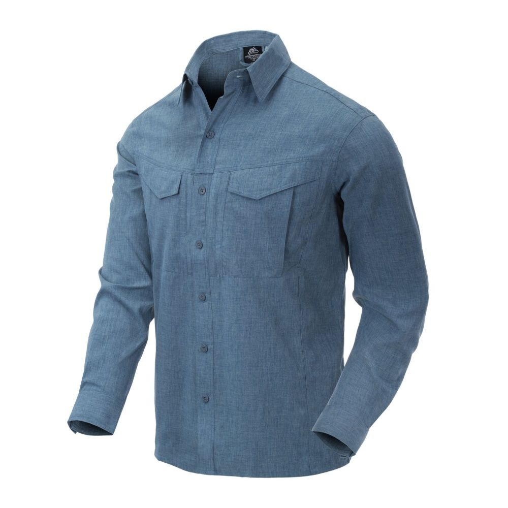 Рубашка DEFENDER MK2 GENTLEMAN Helikon, цвет Melange Blue