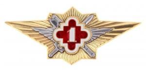 Знак "Классность ФСИН 1" (золотой)